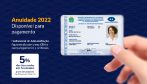 Read more about the article Últimos dias para pagar a anuidade 2022 com desconto!