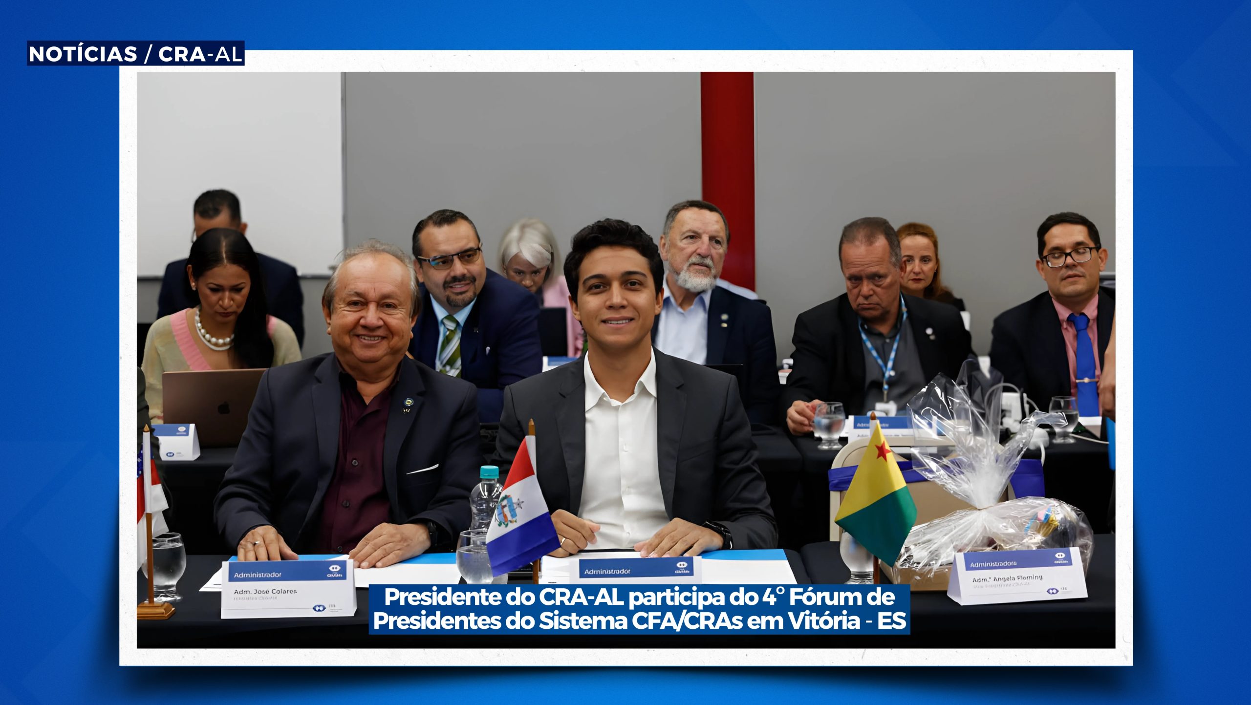 Você está visualizando atualmente Participação no 4º Fórum de Presidentes do Sistema CFA/CRAs em Vitória – ES