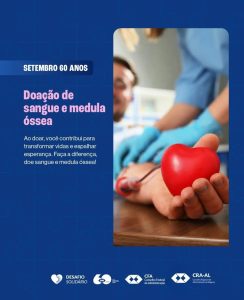Leia mais sobre o artigo CRA-AL promove campanha de doação de sangue e medula óssea em parceria com o Hemopac